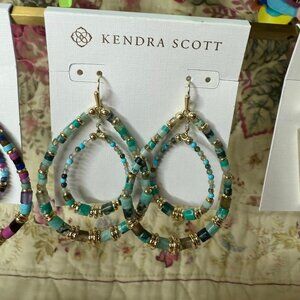 Kendra Scott Bree Green/Blue mix - NWT